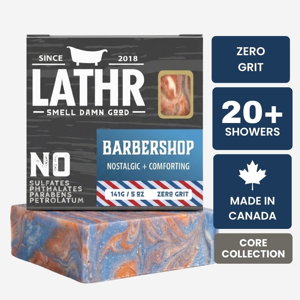 Barbershop Soap Bar LATHR Made In Canada