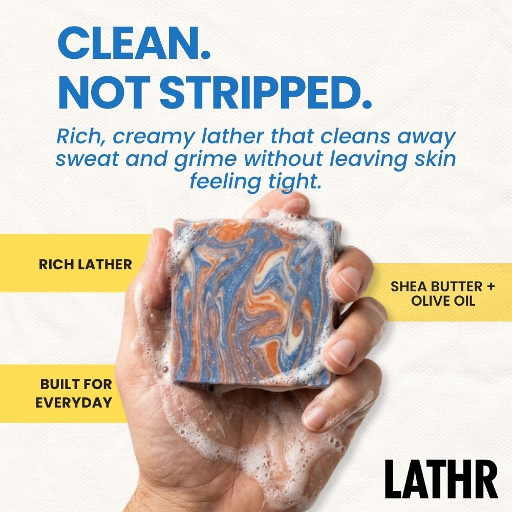 Barbershop Soap Bar LATHR Made In Canada