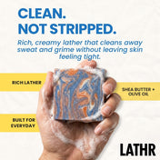 Barbershop Soap Bar LATHR Made In Canada