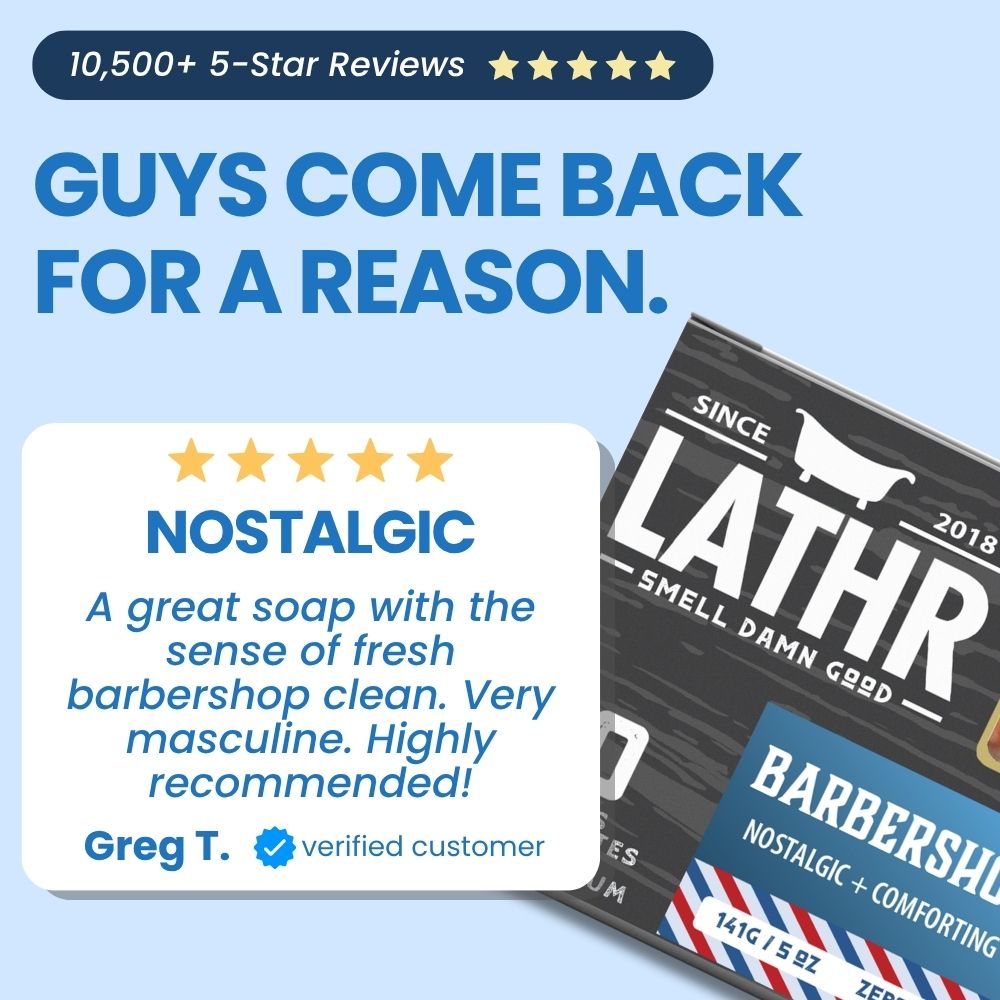 Barbershop Soap Bar LATHR Made In Canada