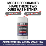 Natural Deodorant Black Cherry LATHR Made In Canada