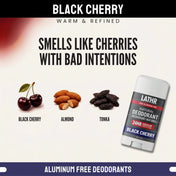 Natural Deodorant Black Cherry LATHR Made In Canada