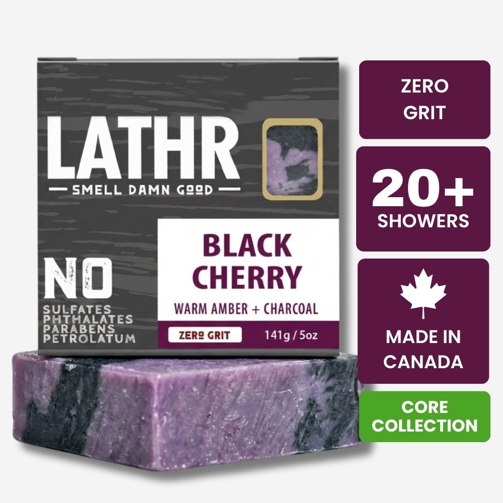 Black Cherry Soap Bar LATHR Made In Canada