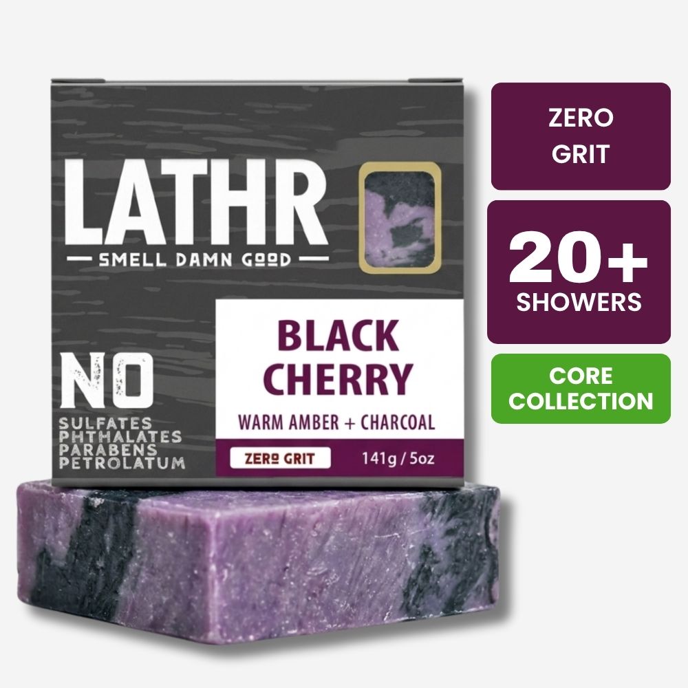 Black Cherry Soap Bar LATHR Made In Canada