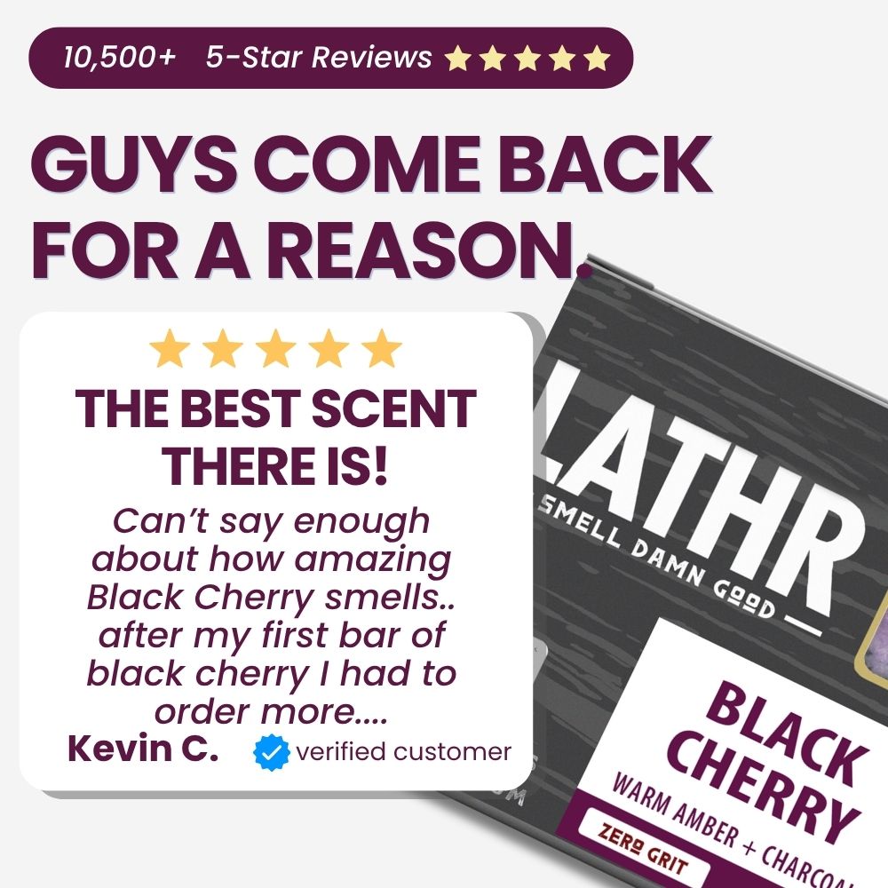 Black Cherry Soap Bar LATHR Made In Canada