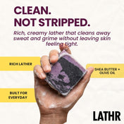 Black Cherry Soap Bar LATHR Made In Canada