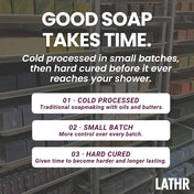 Black Cherry Soap Bar LATHR Made In Canada