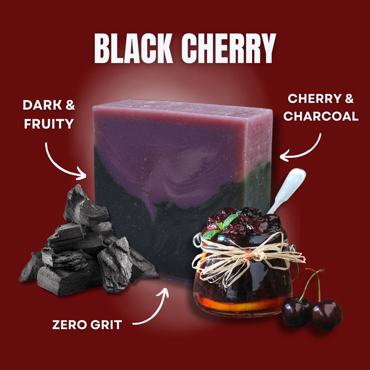 Black Cherry Soap Bar