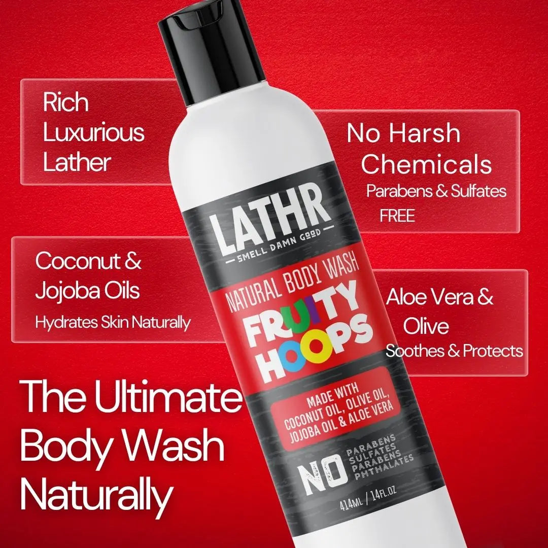 Fruity Hoops Body Wash LATHR Made In Canada
