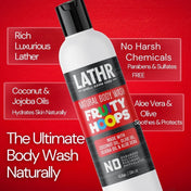 Fruity Hoops Body Wash LATHR Made In Canada
