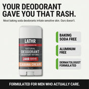 Natural Deodorant Cabana Cream LATHR Made In Canada
