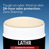 Natural Deodorant Cabana Cream LATHR Made In Canada