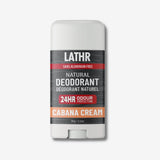 Natural Deodorant Cabana Cream LATHR Made In Canada