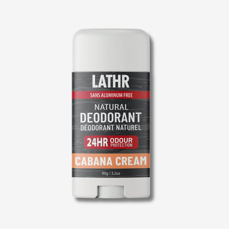 Natural Deodorant Cabana Cream LATHR Made In Canada