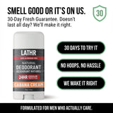 Natural Deodorant Cabana Cream LATHR Made In Canada