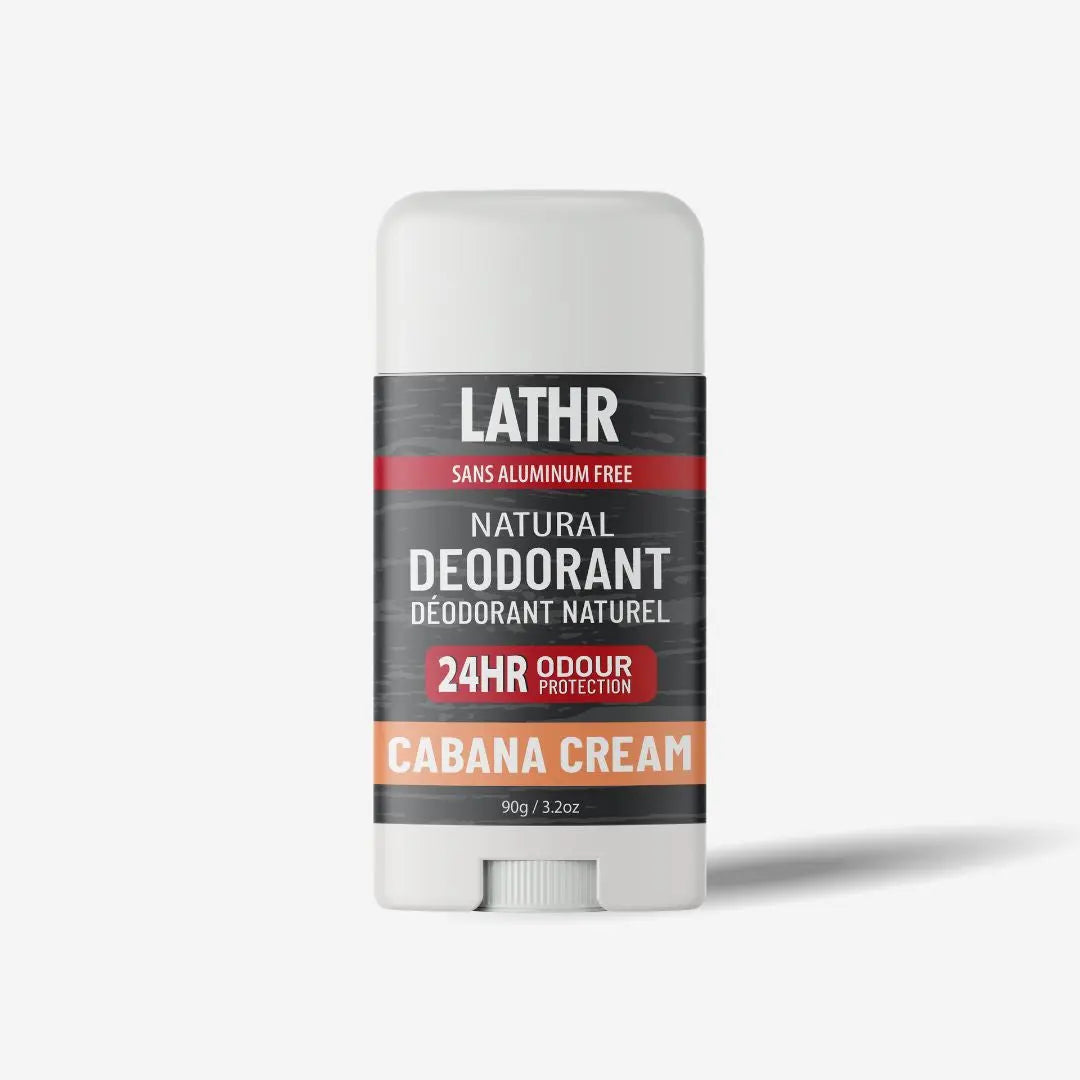 Natural Deodorant Cabana Cream LATHR Made In Canada