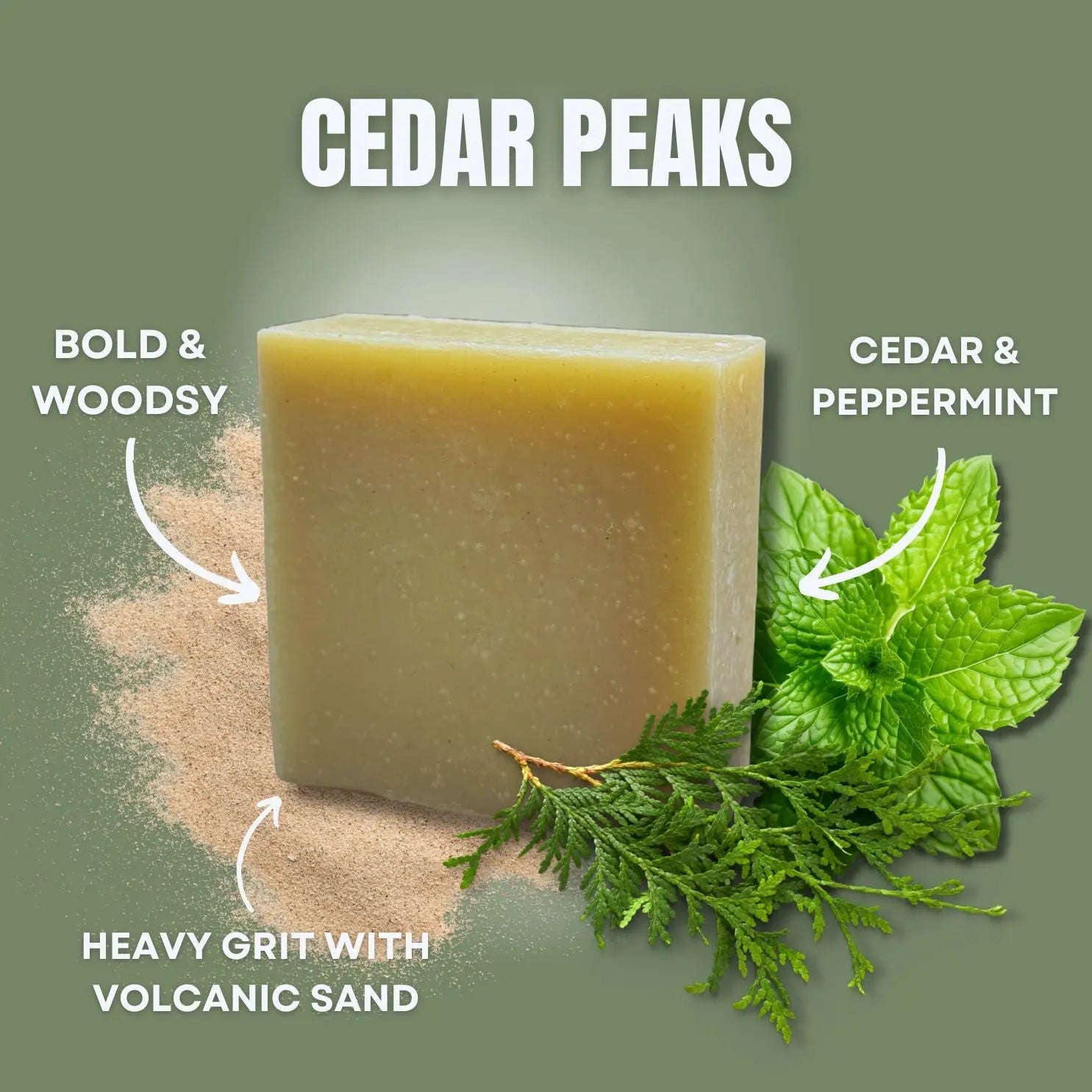 Cedar Peaks Soap Bar LATHR Made In Canada
