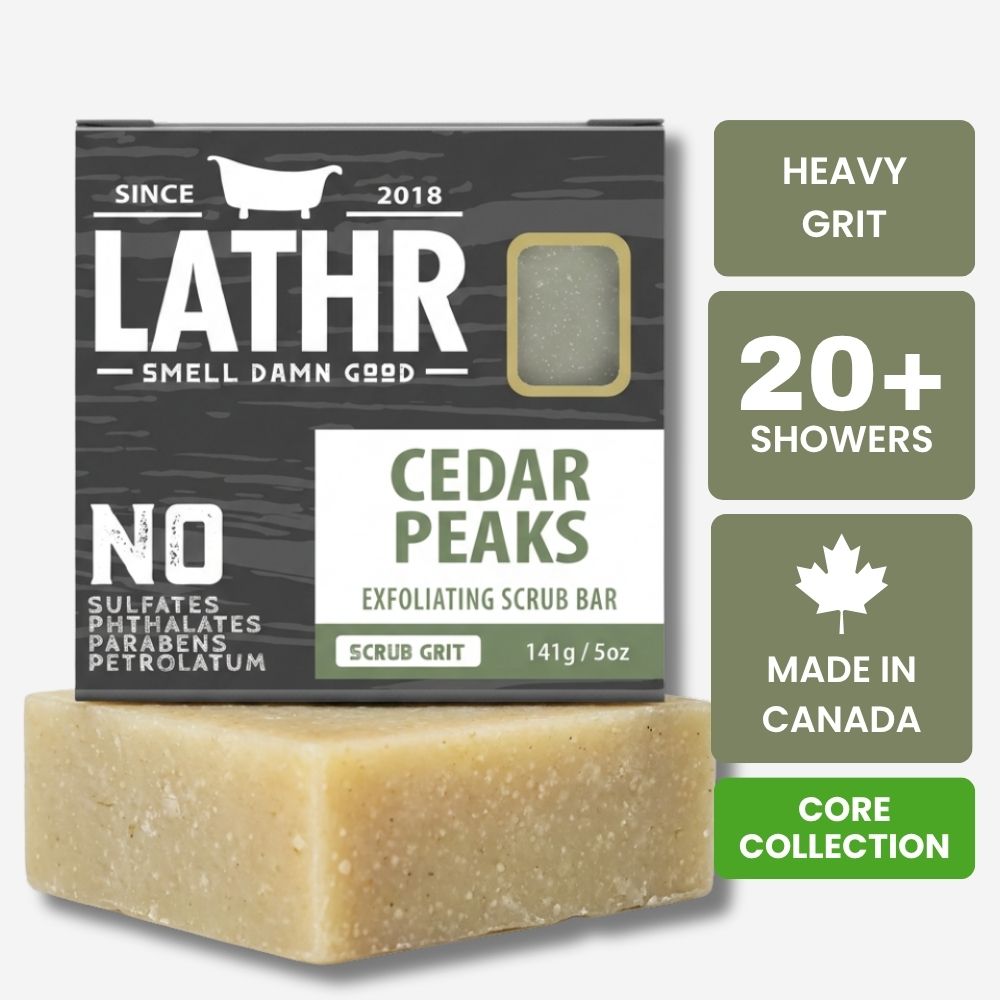 Cedar Peaks Soap Bar LATHR Made In Canada