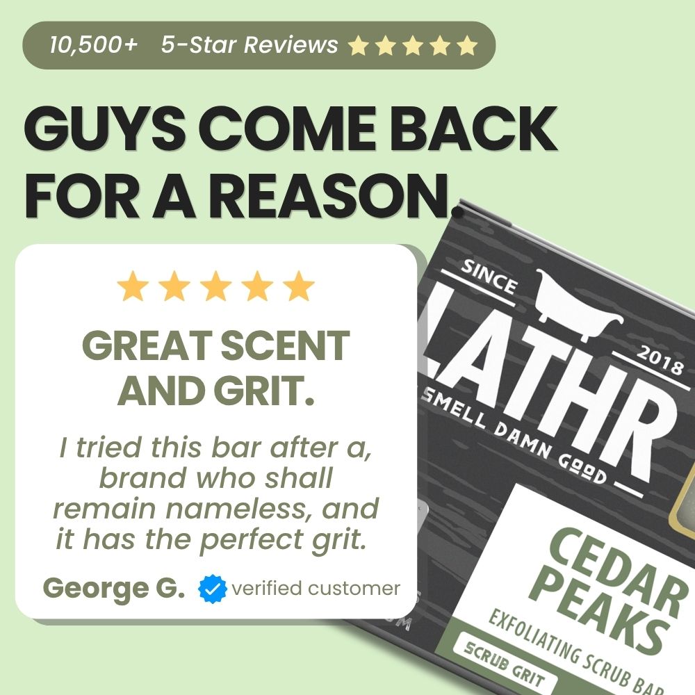 Cedar Peaks Soap Bar LATHR Made In Canada