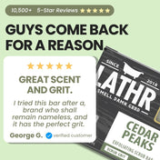 Cedar Peaks Soap Bar LATHR Made In Canada