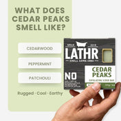 Cedar Peaks Soap Bar LATHR Made In Canada