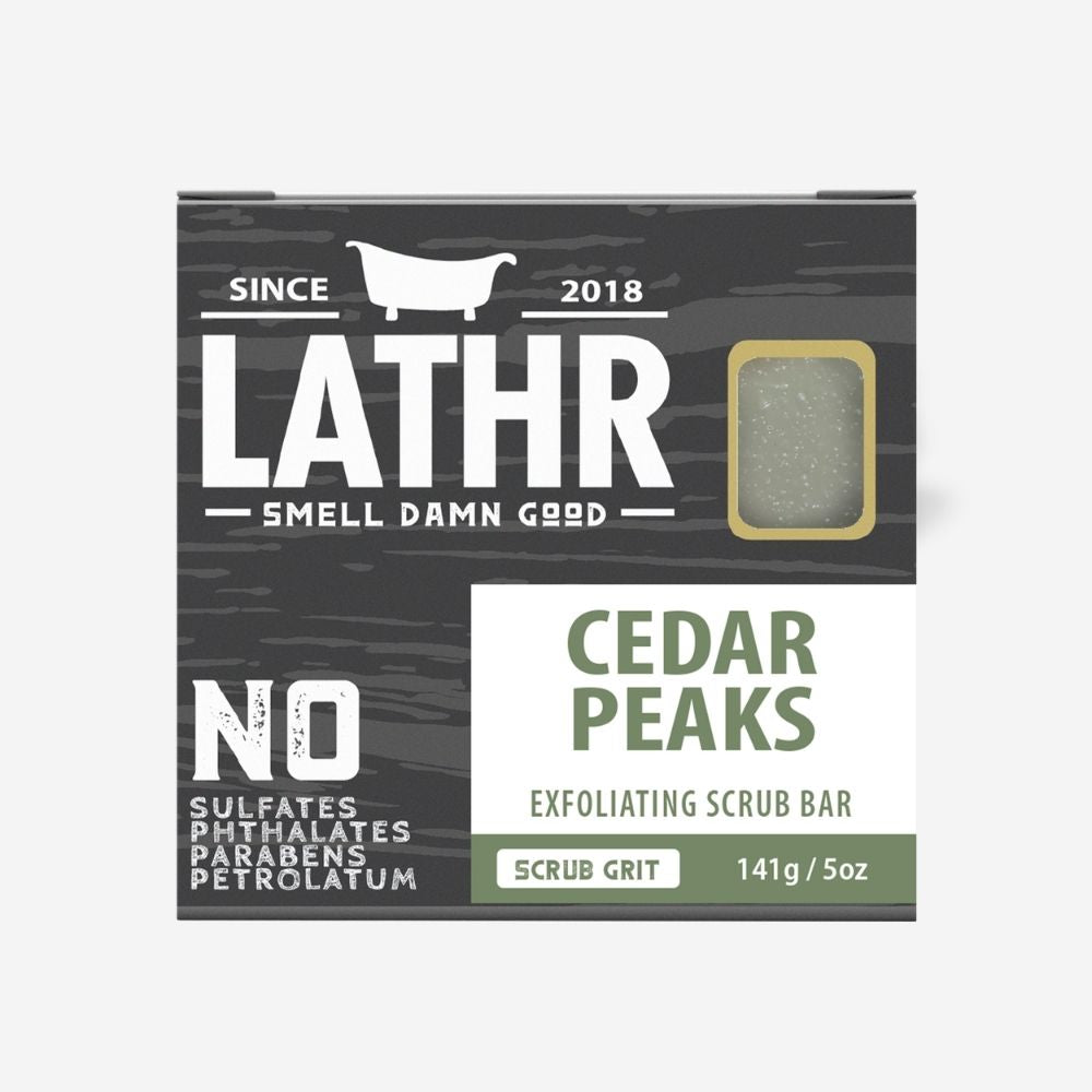 Cedar Peaks Soap Bar LATHR Made In Canada
