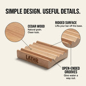 Handmade Wood Soap Saver Dish LATHR Made In Canada