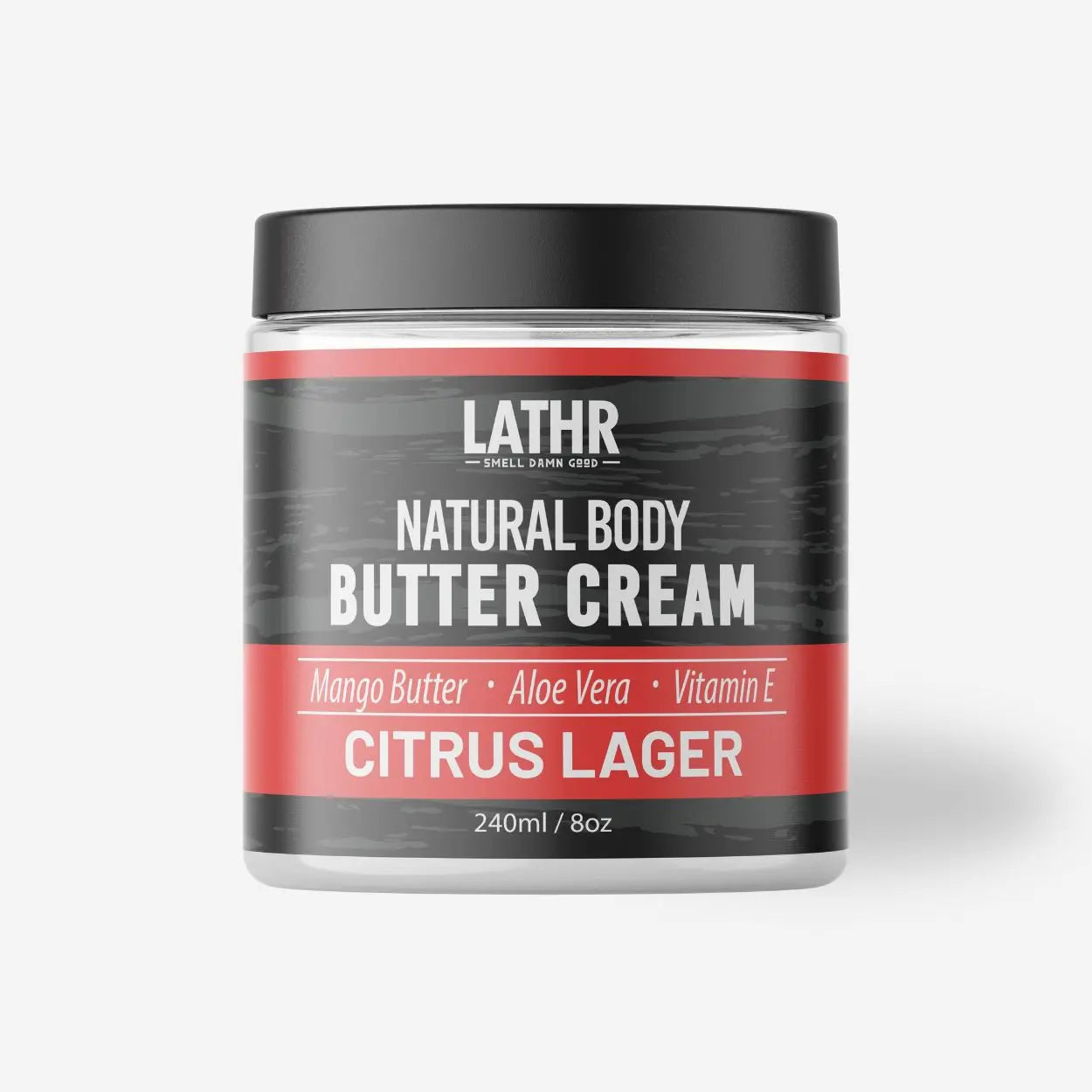 Body Butter Cream Citrus Lager 8oz LATHR Made In Canada