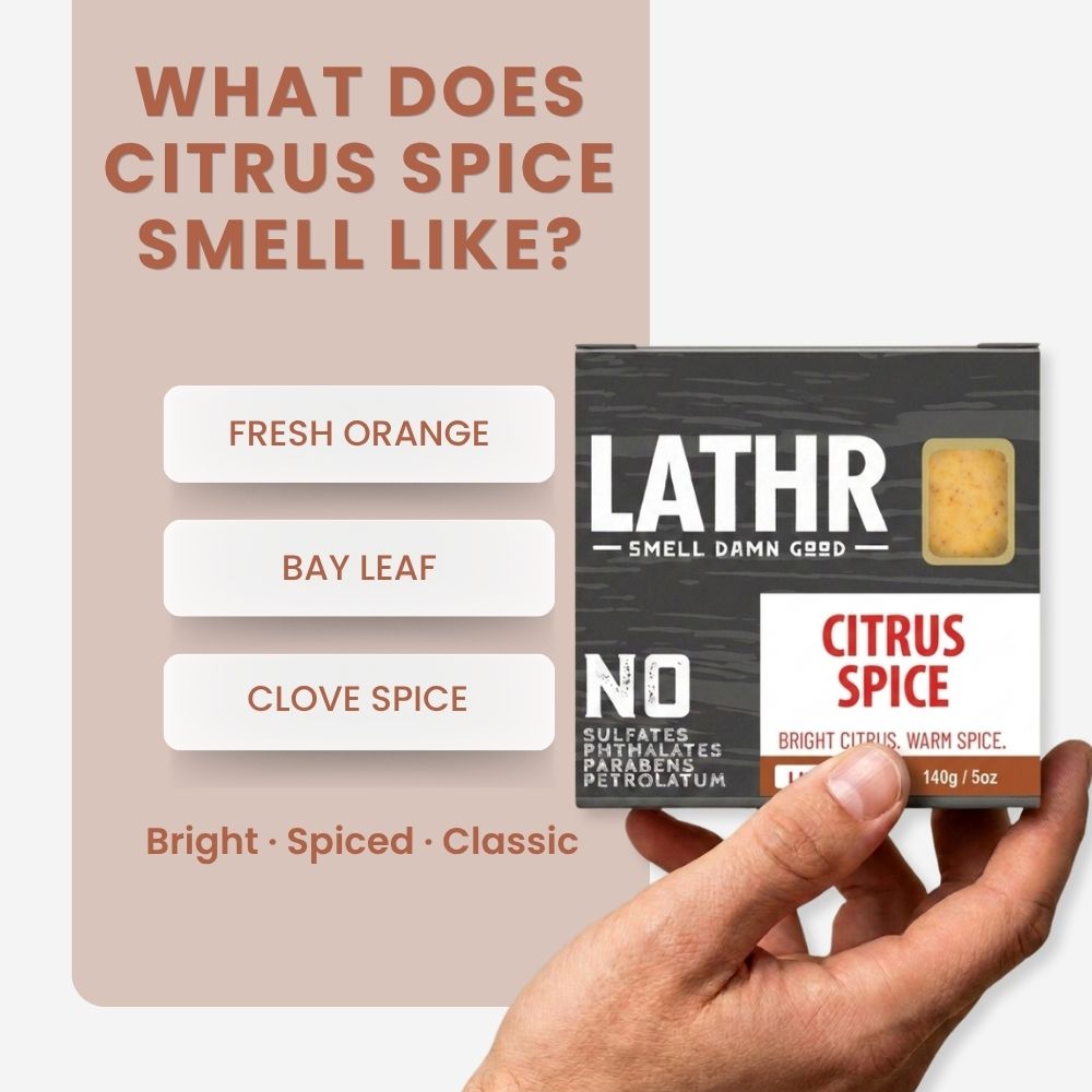 Citrus Spice Soap Bar LATHR Made In Canada