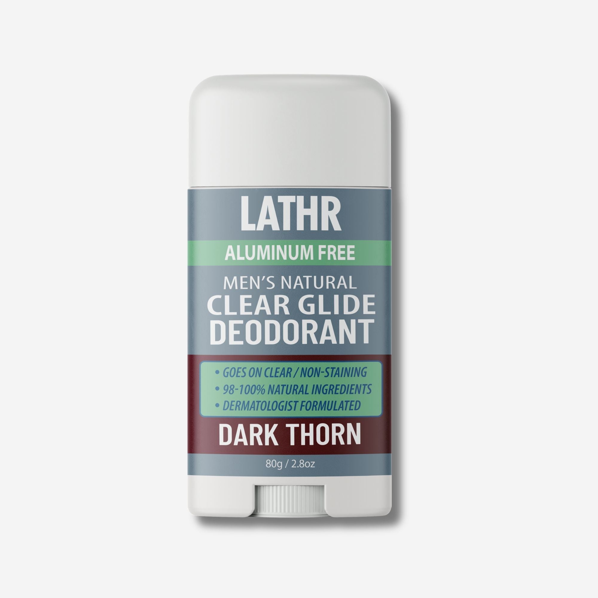 Clear Glide Deodorant Dark Thorn LATHR Made In Canada