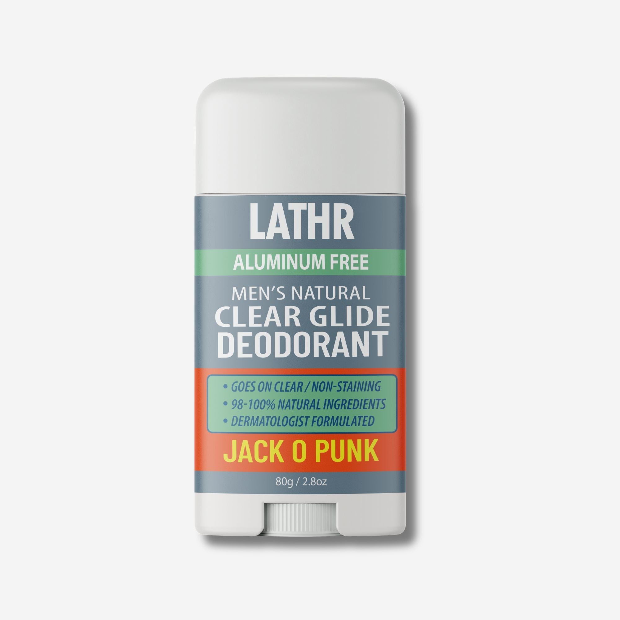 Clear Glide Deodorant Jack O Punk LATHR Made In Canada