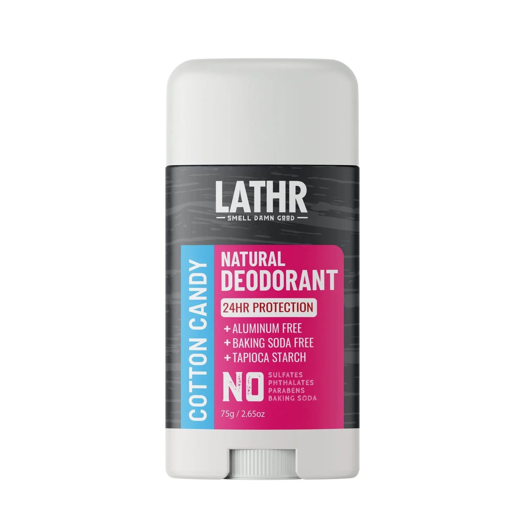 Natural Deodorant Cotton Candy LATHR Made In Canada