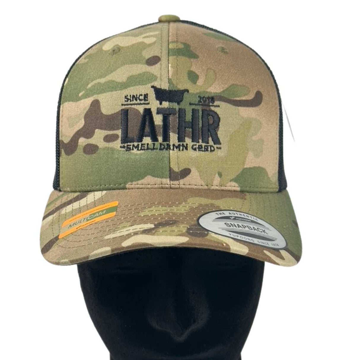 Multicam Camo Army Snap Back Hat