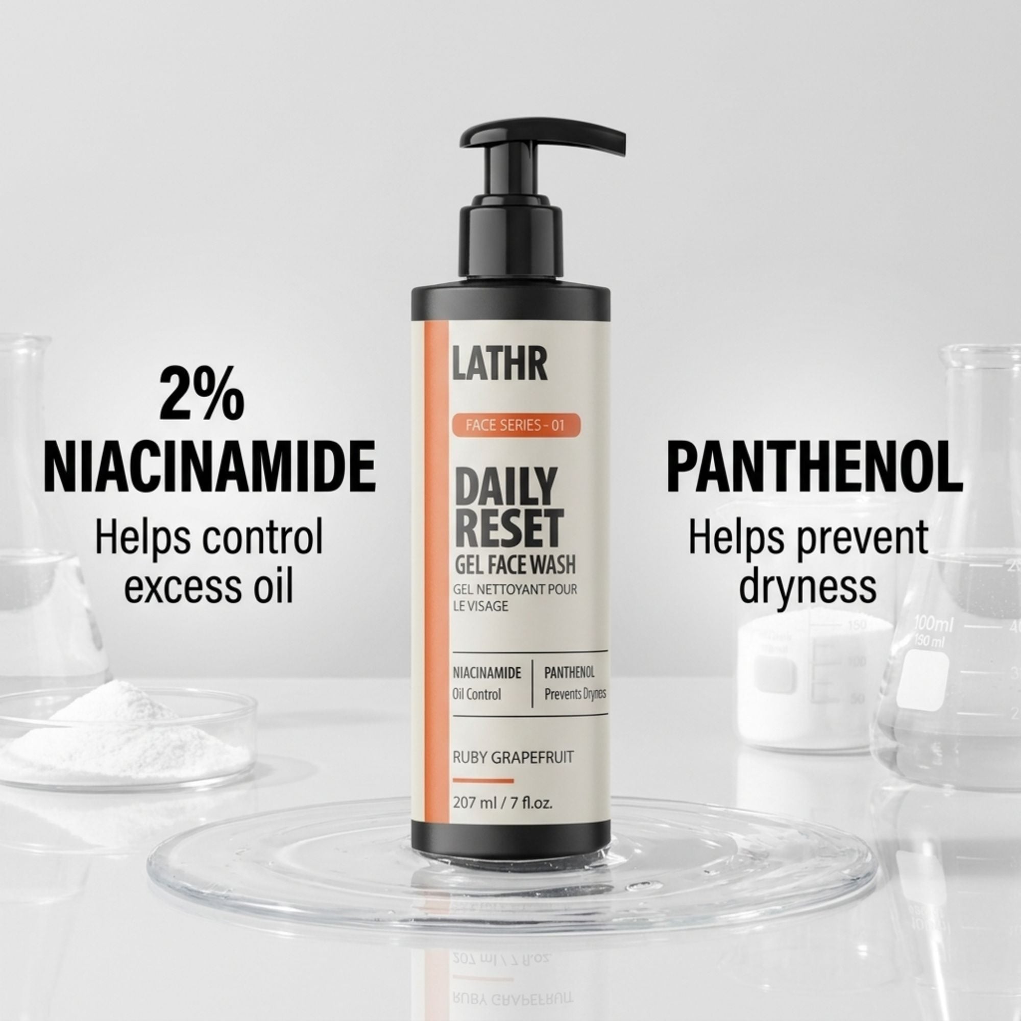 Daily Reset Gel Face Wash LATHR Made In Canada