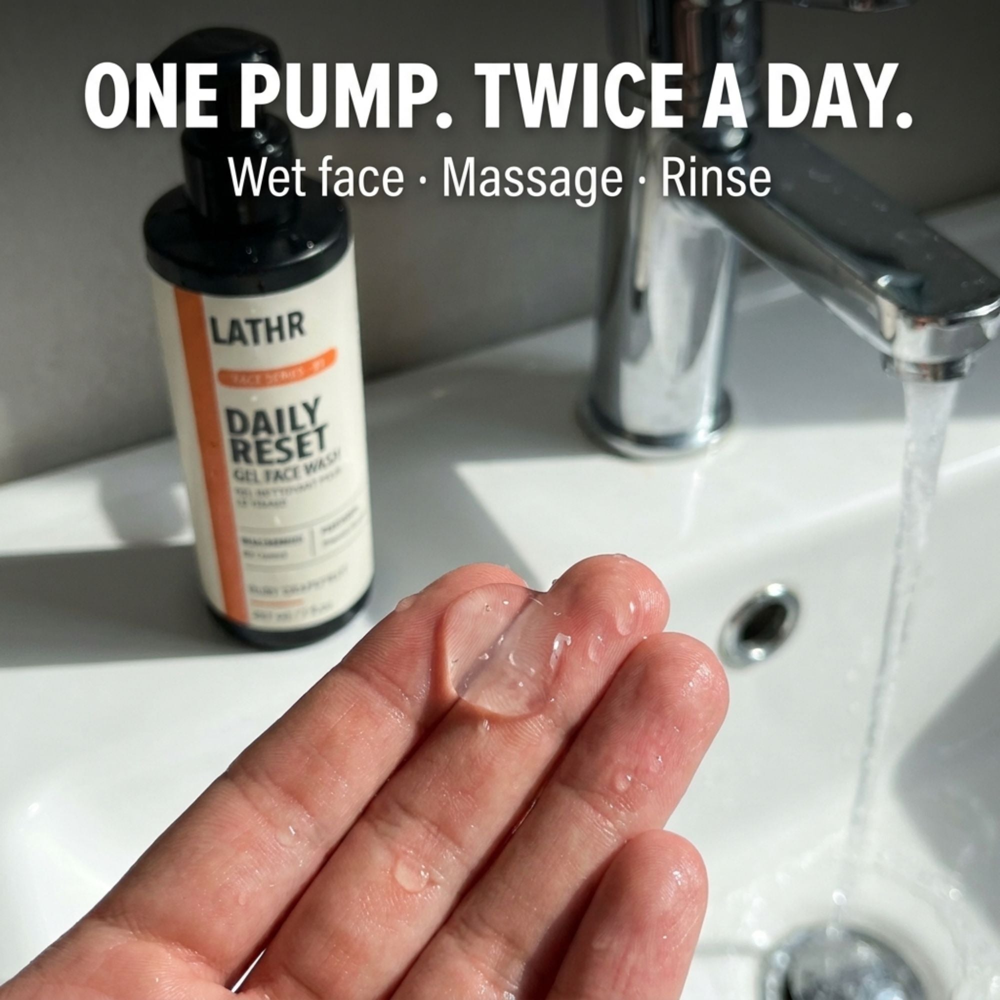 Daily Reset Gel Face Wash LATHR Made In Canada