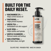 Daily Reset Gel Face Wash LATHR Made In Canada