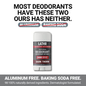 Natural Deodorant Dark Thorn LATHR Made In Canada