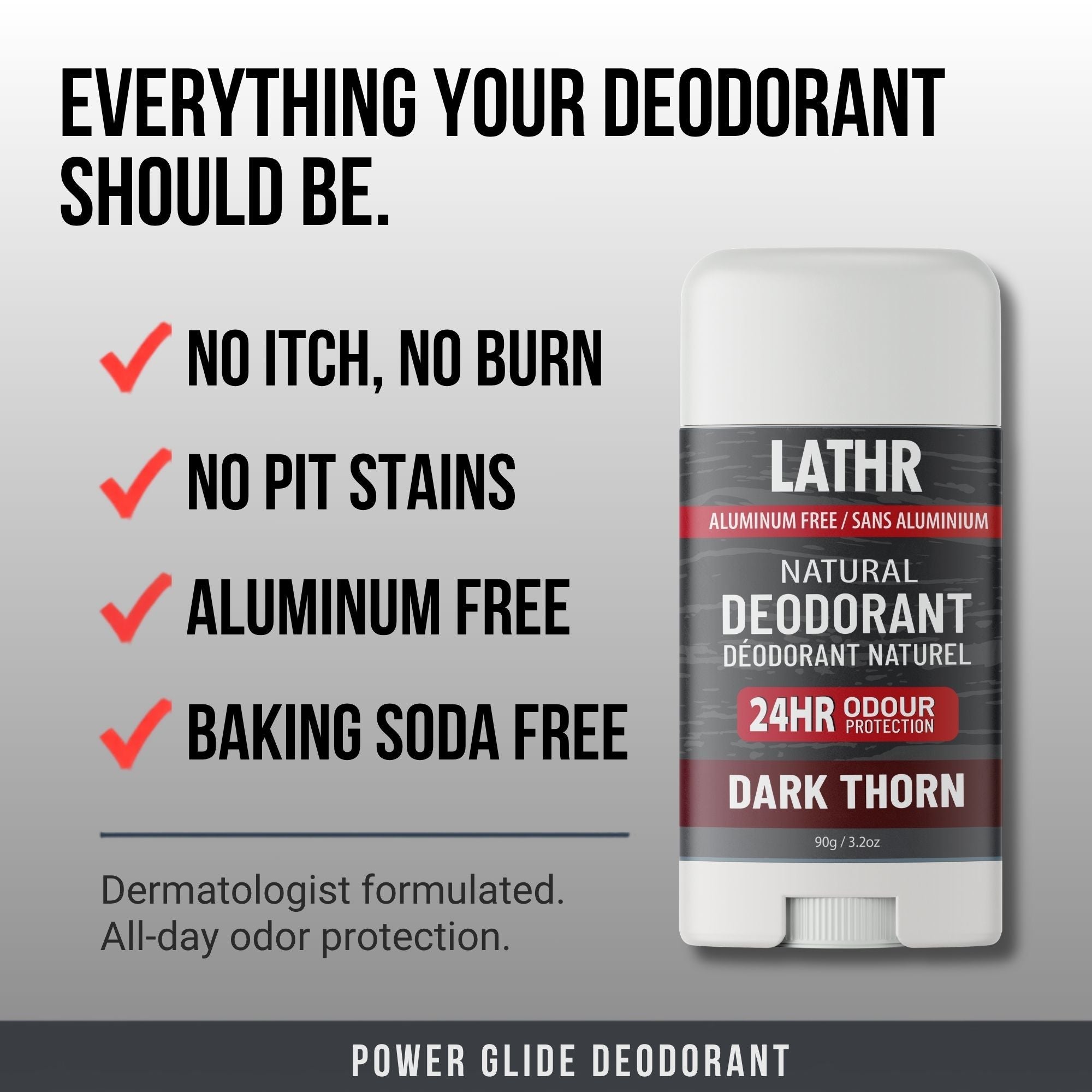 Natural Deodorant Dark Thorn LATHR Made In Canada