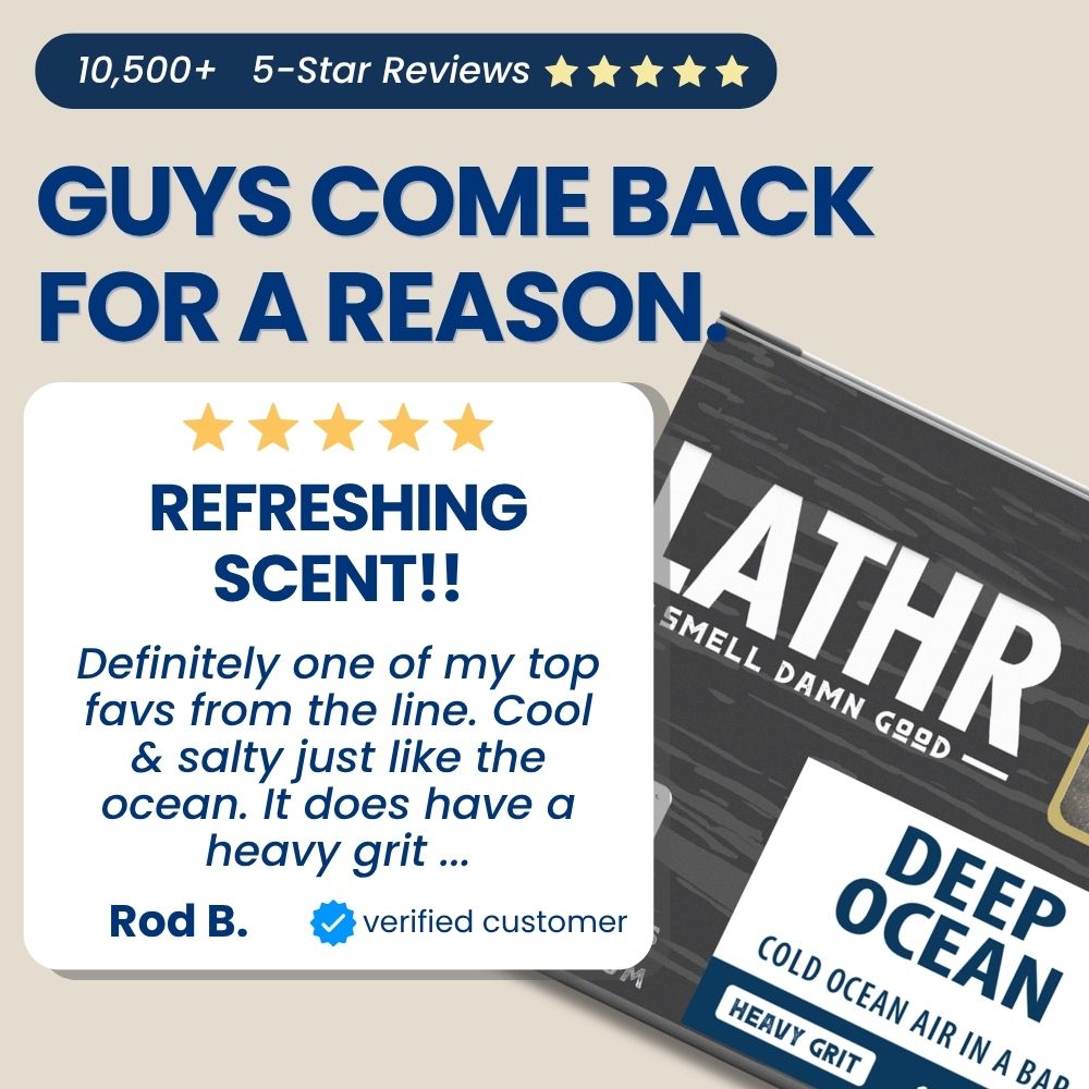 Deep Ocean Soap Bar LATHR Made In Canada