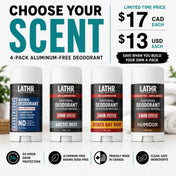 Deodorant 4-Pack LATHR Made In Canada