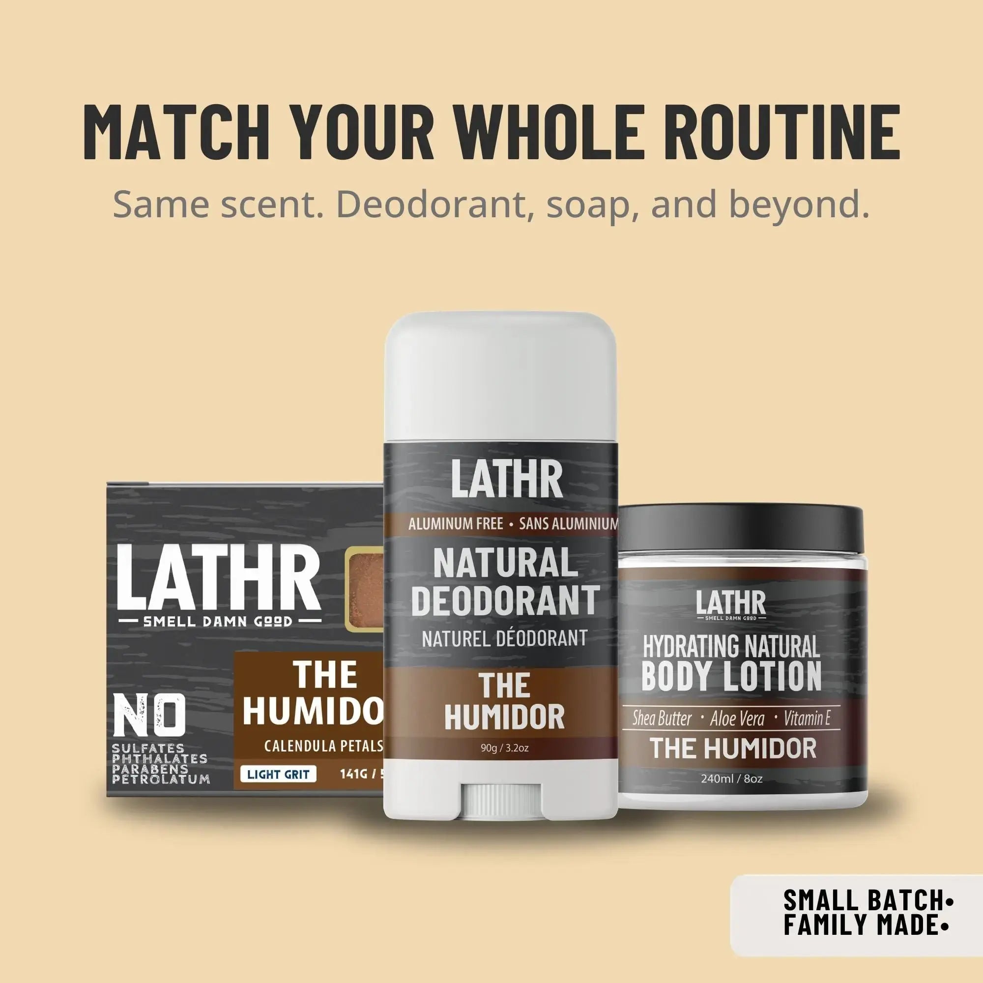 Natural Deodorant Humidor LATHR Made In Canada
