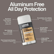 Natural Deodorant Driftwood Lodge LATHR Made In Canada