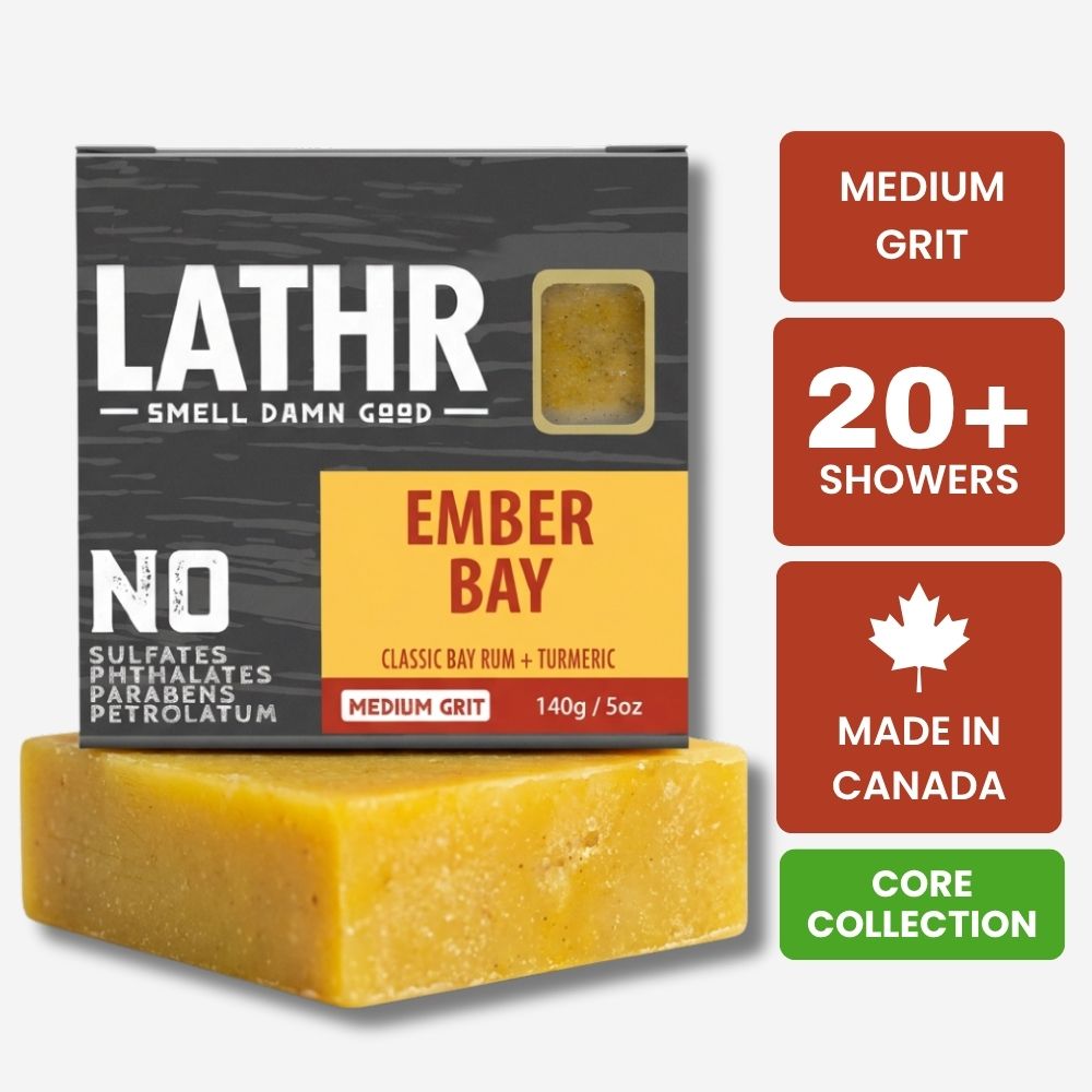 Ember Bay Rum Soap Bar LATHR Made In Canada