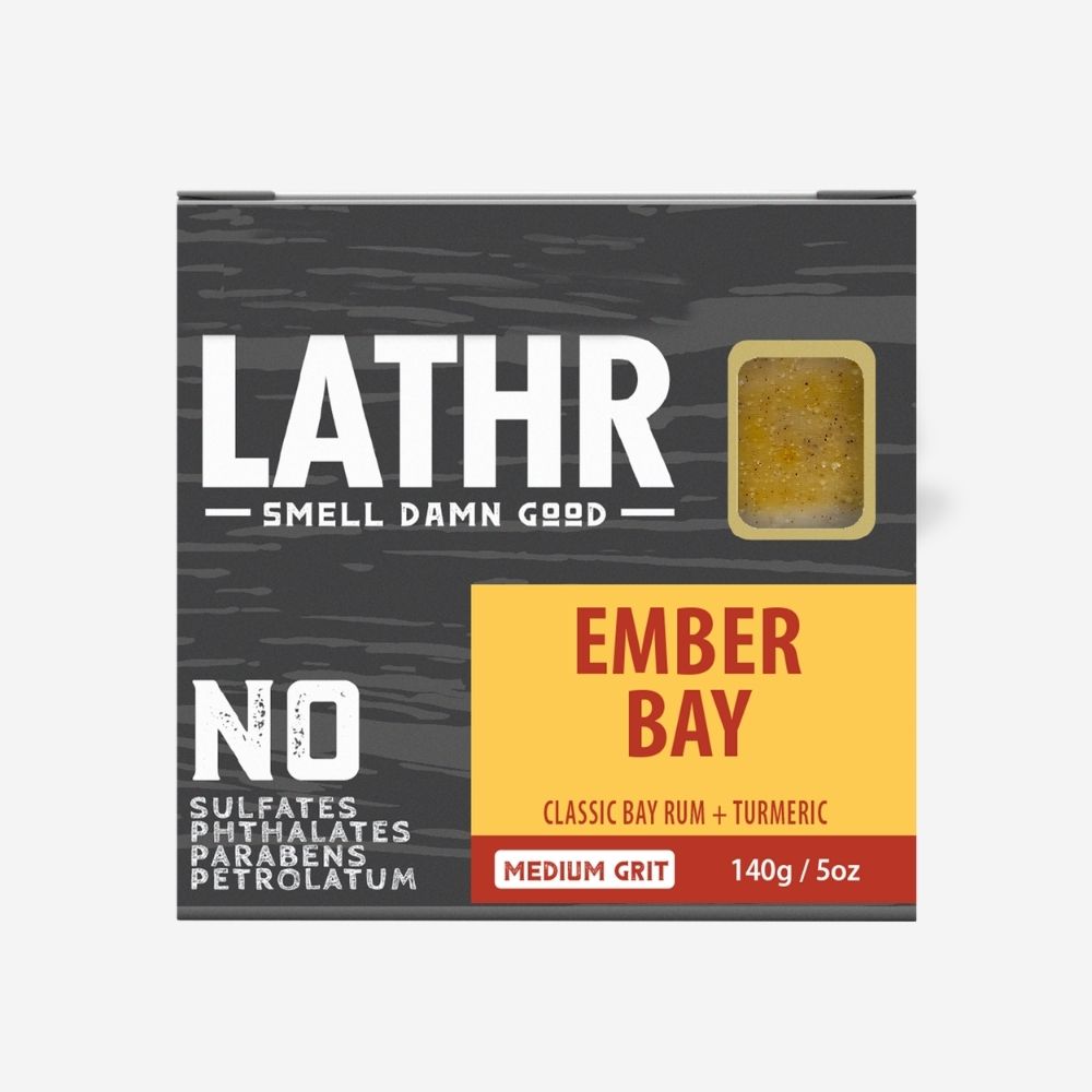 Ember Bay Rum Soap Bar LATHR Made In Canada