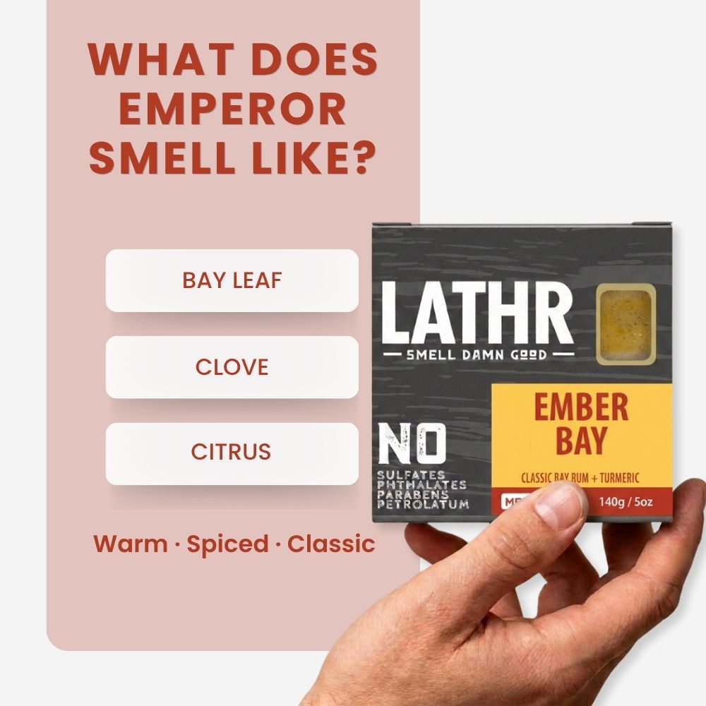 Ember Bay Rum Soap Bar LATHR Made In Canada
