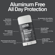 Natural Deodorant Emperor LATHR Made In Canada