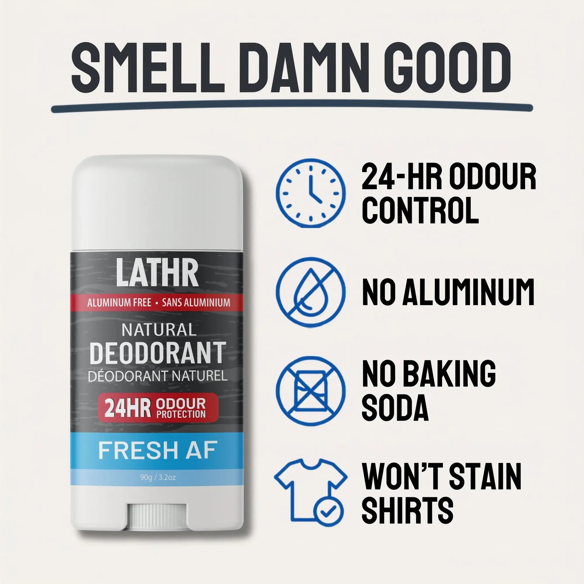 Natural Deodorant Fresh AF