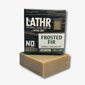 Frosted Fir Soap Bar LATHR Made In Canada
