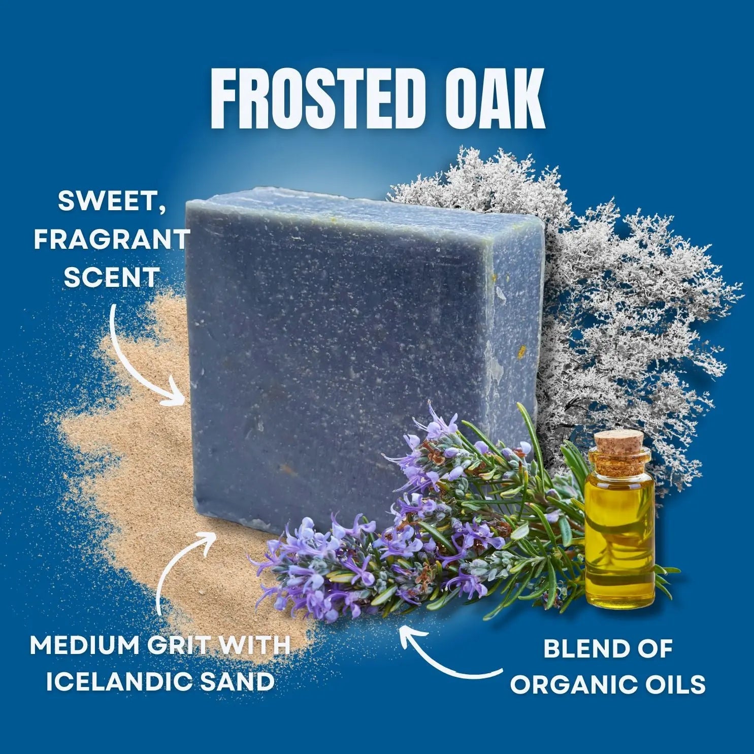 Frosted Oak Soap Bar LATHR Made In Canada