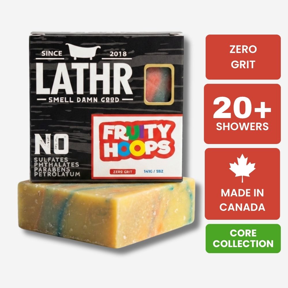 Fruity Hoops Soap Bar LATHR Made In Canada